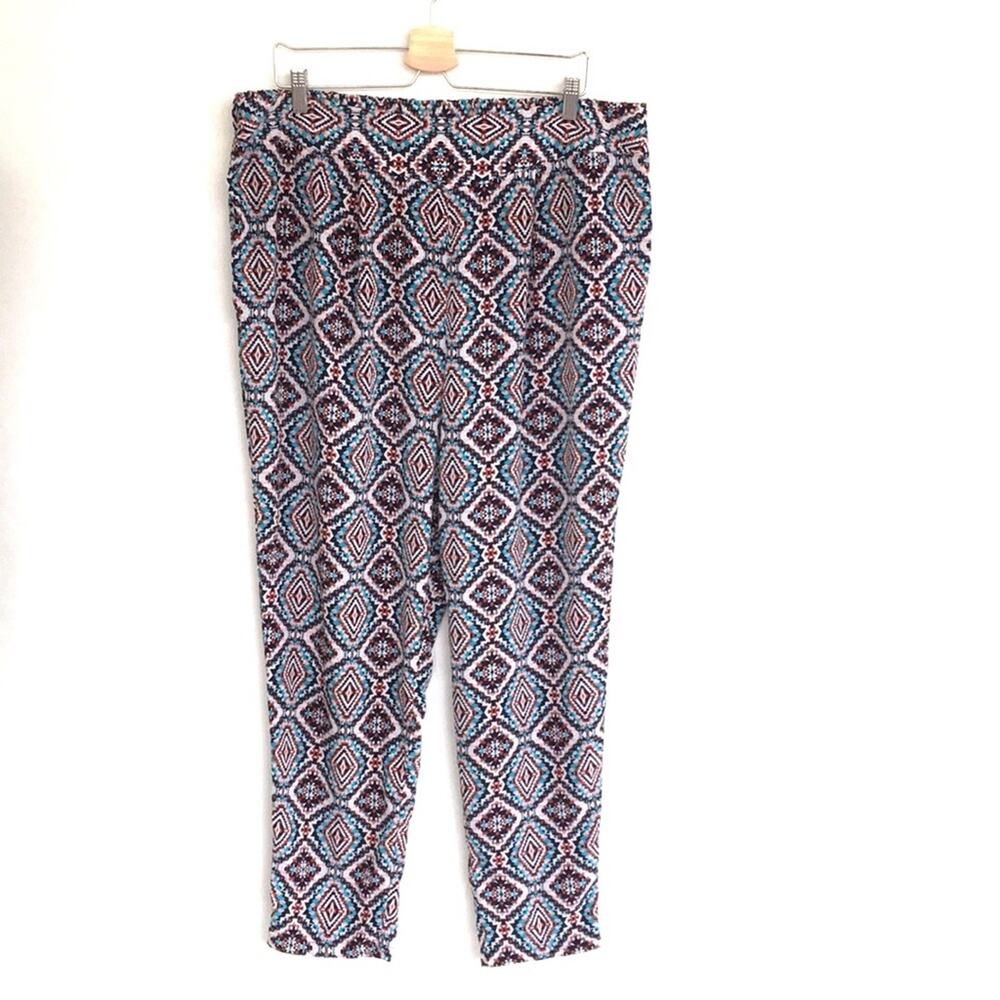 Forever 21 plus size summer pull-up pants 3X EUC